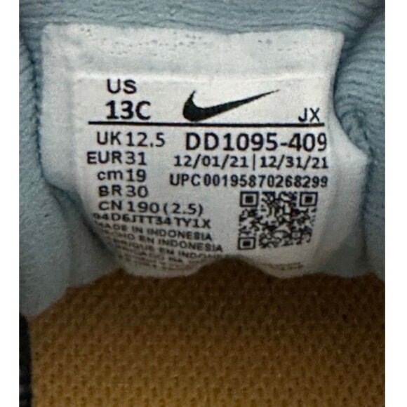 Nike Revolution 6 PS Aura Blue Sneakers DD1095-409 Child‎ Youth Kid Size 13C NEW - Picture 5 of 12